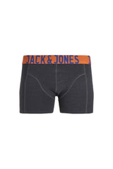 JACK&JONES JACCRAZY SOLID TRUNKS 3 PACK NOOS 12151349 - Siyah