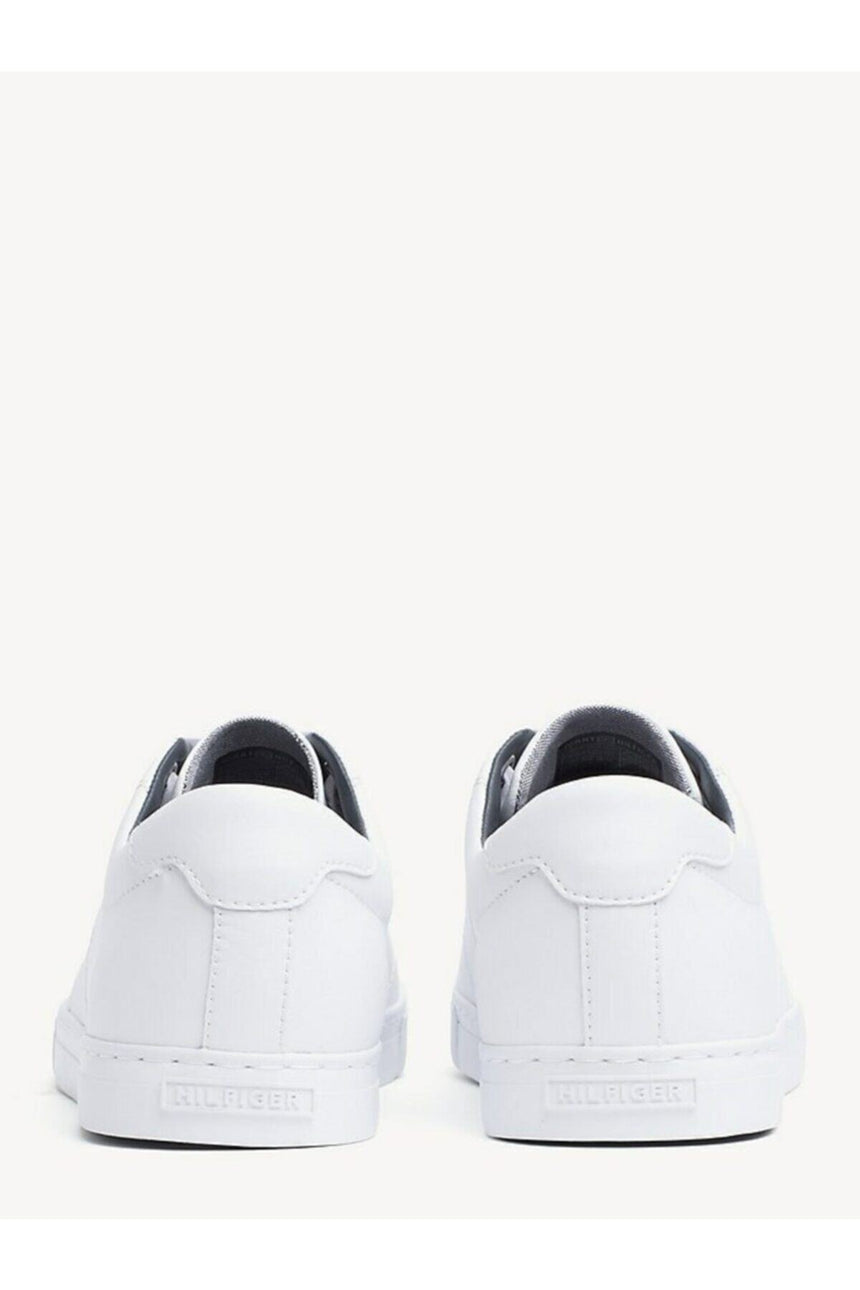 Tommy Hilfiger Erkek ESSENTIAL LEATHER SNEAKER FM0FM02157 - Beyaz