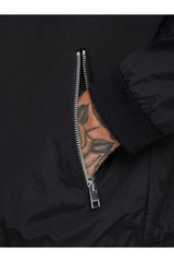JACK&JONES JJERUSH BOMBER NOOS PLS 12173990 - Siyah