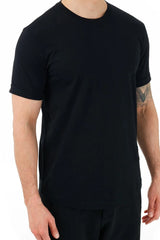 Calvin Klein Erkek BADGE TURN UP SLEEVE J30J323482 - Siyah