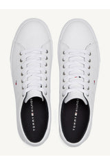 Tommy Hilfiger Erkek ESSENTIAL LEATHER SNEAKER FM0FM02157 - Beyaz