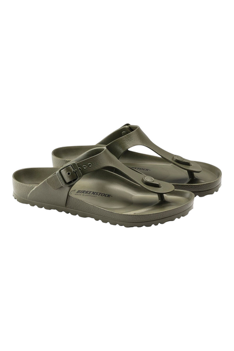 Sporline Birkenstock Gizeh Eva koyu yeşil unisex parmak arası terlik, hafif ve suya dayanıklı tasarım