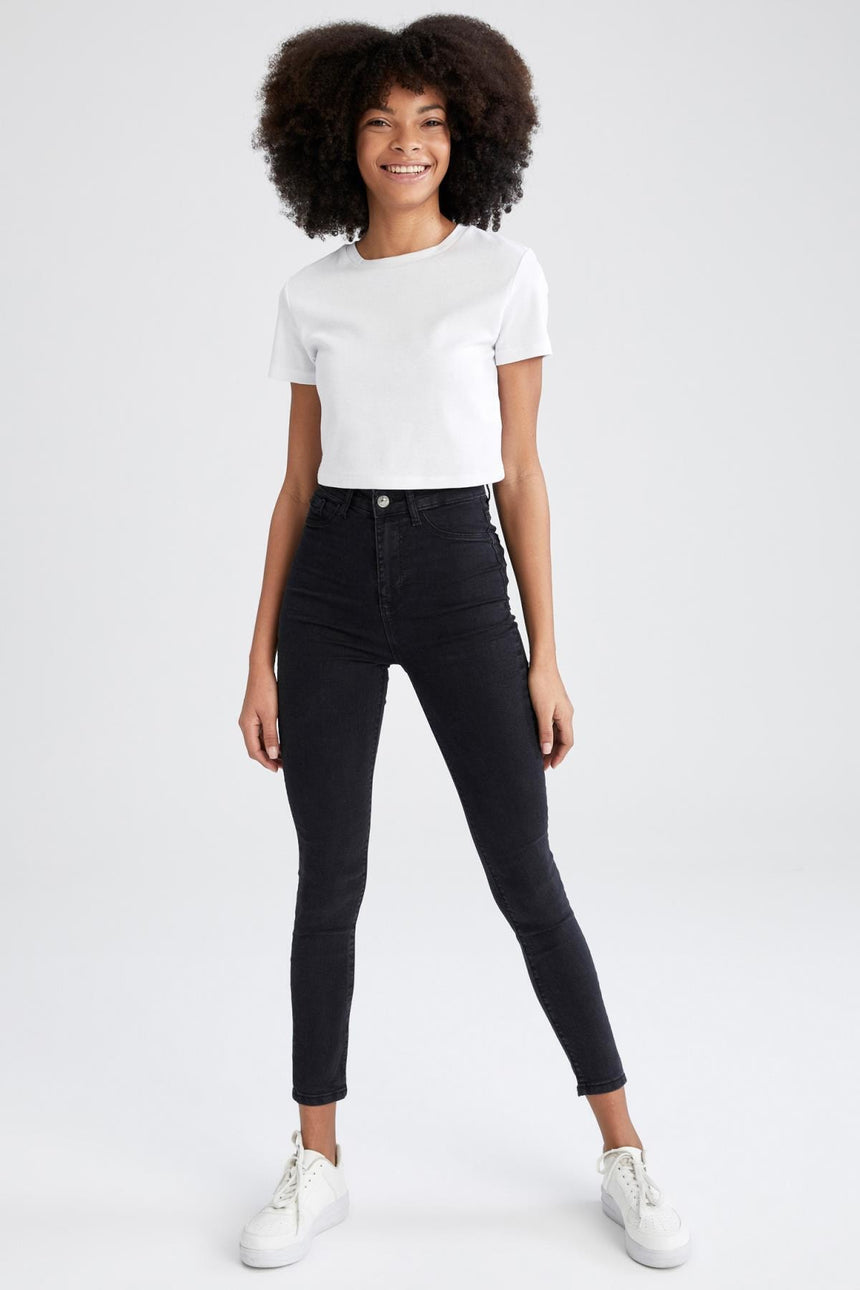 DEFACTO KADIN Y2909AZ Trousers - Antrasit
