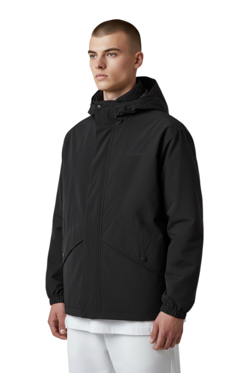 Sporline Timberland Weatherline siyah renkli, kapüşonlu, su geçirmez dolgulu erkek kışlık ceket