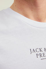 JACK&JONES JPRBLUARCHIE SS TEE CREW NECK NOOS 12217167 - Beyaz