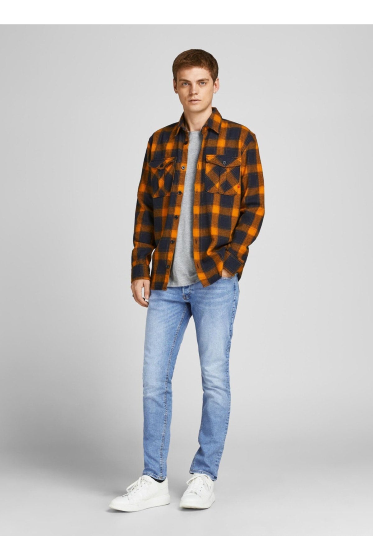 Jack & Jones Glenn Original Erkek Jean Pantolon 12203510 - Mavi