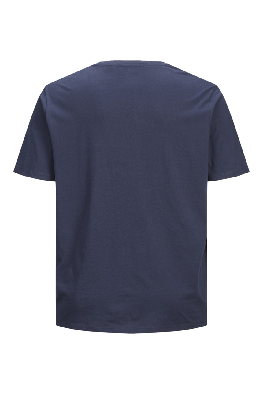 JACK&JONES JJEORGANIC BASIC TEE SS O-NECK NOOS PLS 12158482 - Koyu Lacivert
