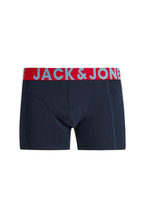 JACK&JONES JACCRAZY SOLID TRUNKS 3 PACK NOOS 12151349 - Siyah