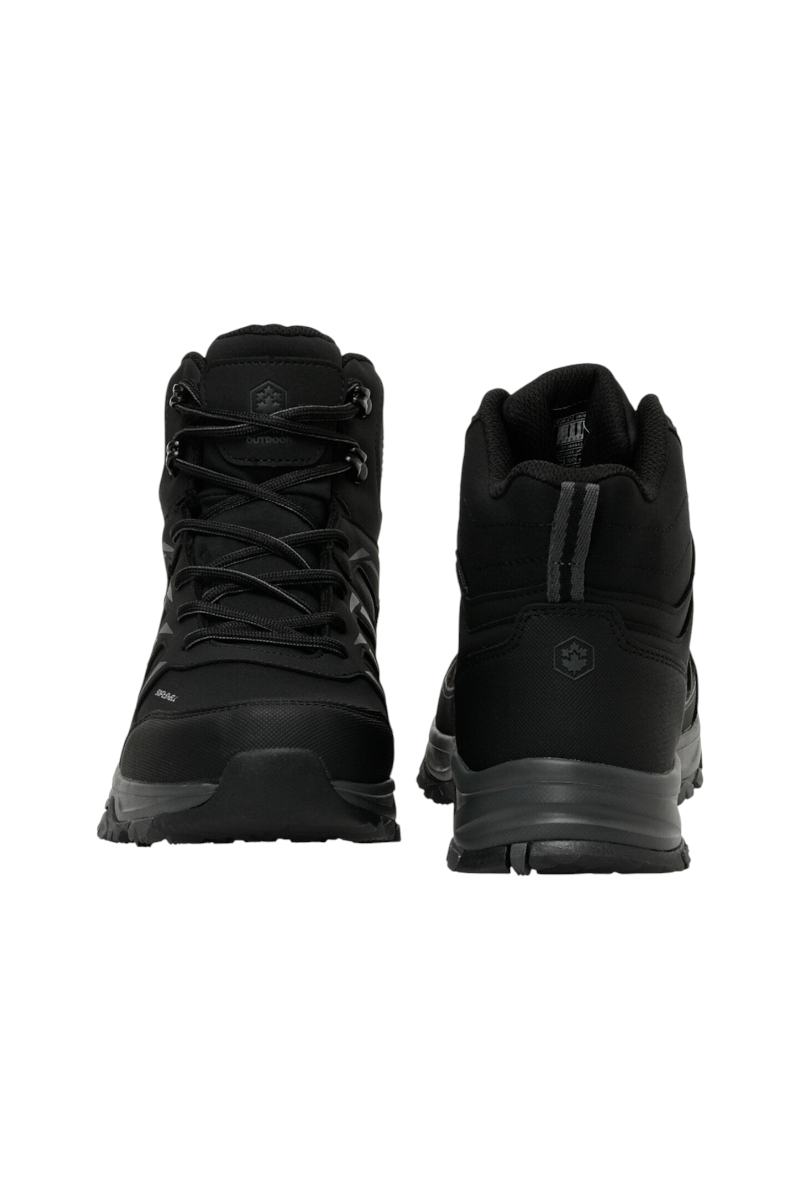 Sporline Lumberjack Alin siyah unisex outdoor bot, dayanıklı tekstil malzemeden üretilmiş yüksek bilekli tasarım.