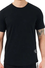 Calvin Klein Erkek BADGE TURN UP SLEEVE J30J323482 - Siyah