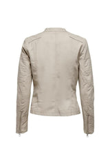 only kadın onlava faux leather biker otw noos 15102997 - Gümüş