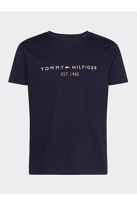 Tommy Hilfiger ERKEK CORE TOMMY LOGO TEE MW0MW11465 - Mavi