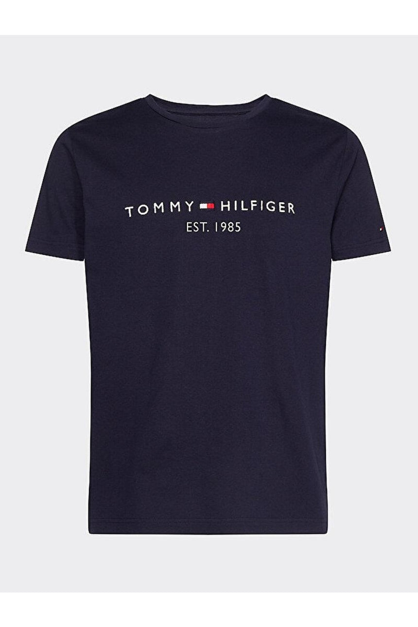 Tommy Hilfiger ERKEK CORE TOMMY LOGO TEE MW0MW11465 - Mavi