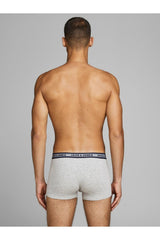 JACK&JONES JACOLIVER TRUNKS 5 PACK NOOS 12165348 - Koyu Gri