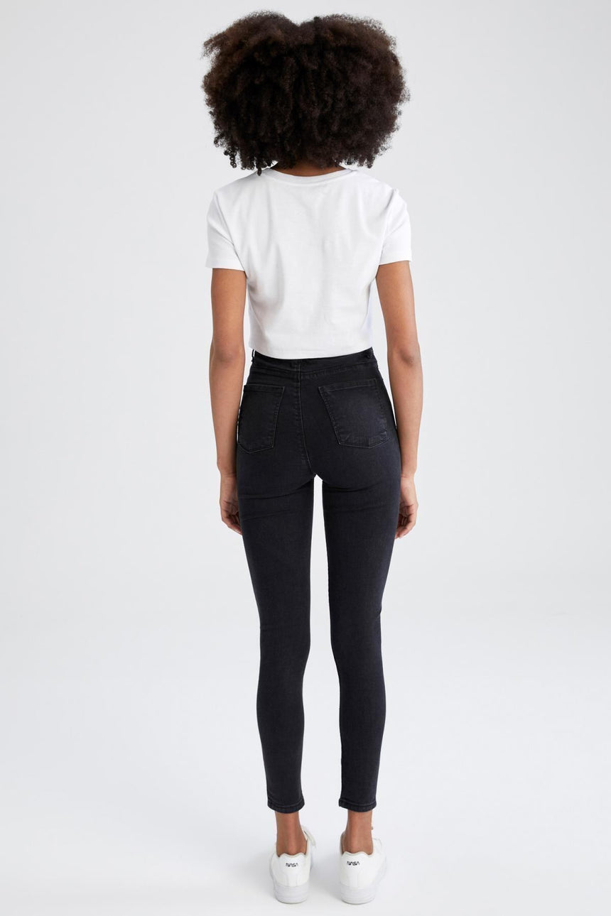 DEFACTO KADIN Y2909AZ Trousers - Antrasit