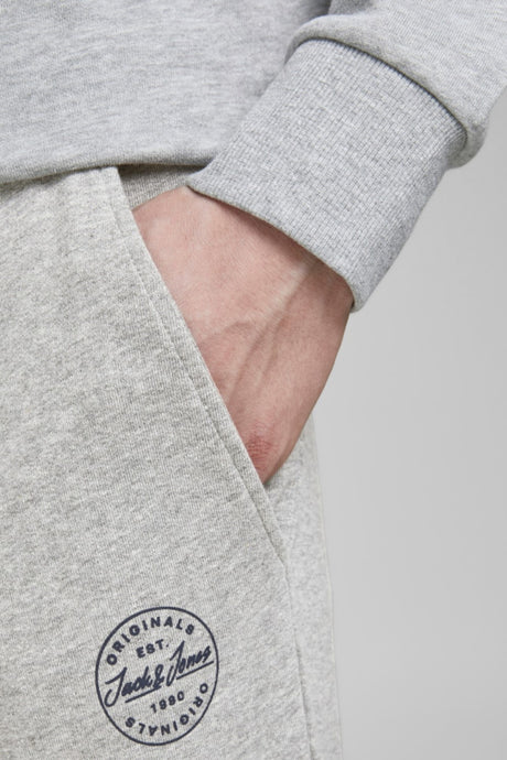 JACK&JONES JPSTGORDON SHARK SWEAT PANTS NOOS 12165322 - Açık Gri
