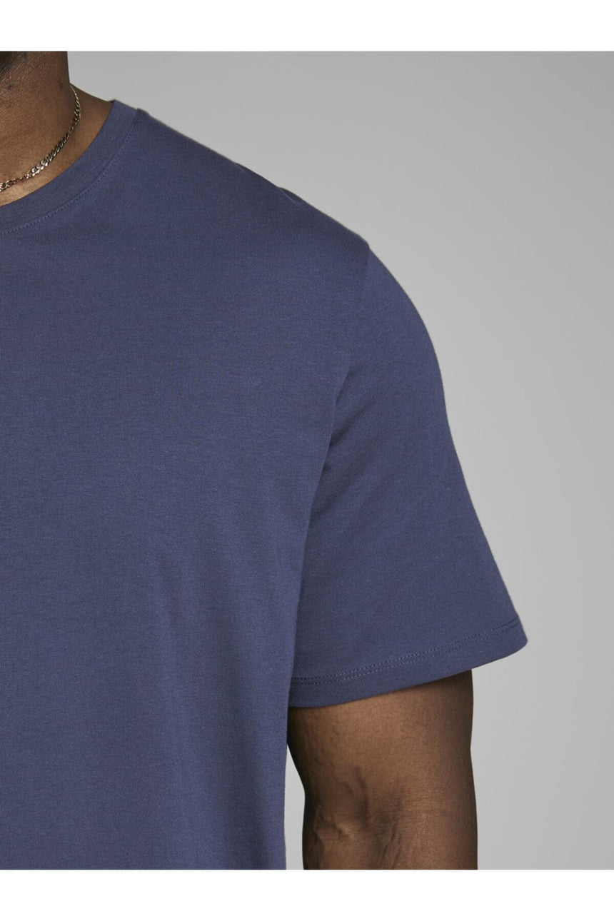 JACK&JONES JJEORGANIC BASIC TEE SS O-NECK NOOS PLS 12158482 - Koyu Lacivert