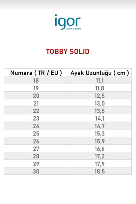 İGOR ÇOCUK TOBBY SOLID S10271 - Açık Bej/ Krem