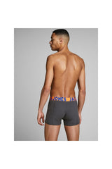 JACK&JONES JACCRAZY SOLID TRUNKS 3 PACK NOOS 12151349 - Siyah