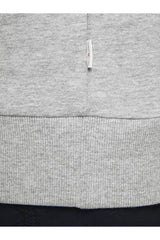 Jack & Jones Corp Old Logo Erkek Kapüşonlu Sweatshirt 12137054 - Açık Gri