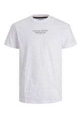 JACK&JONES JPRBLUARCHIE SS TEE CREW NECK NOOS 12217167 - Beyaz