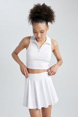 Defacto Kadın Knitted Bottom A2514Ax - Beyaz