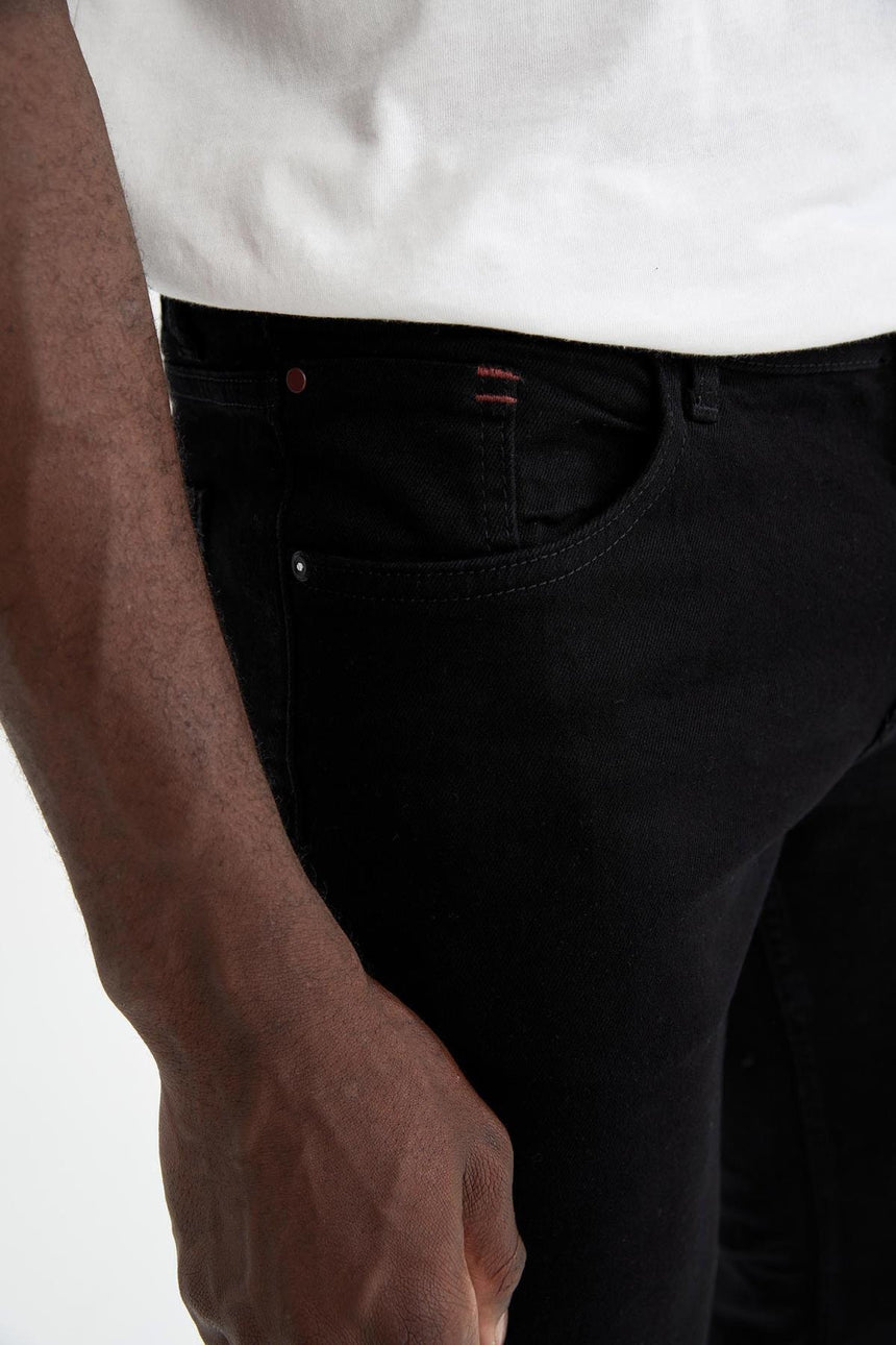 DeFacto S2711AZ Erkek Jean Pantolon - Siyah