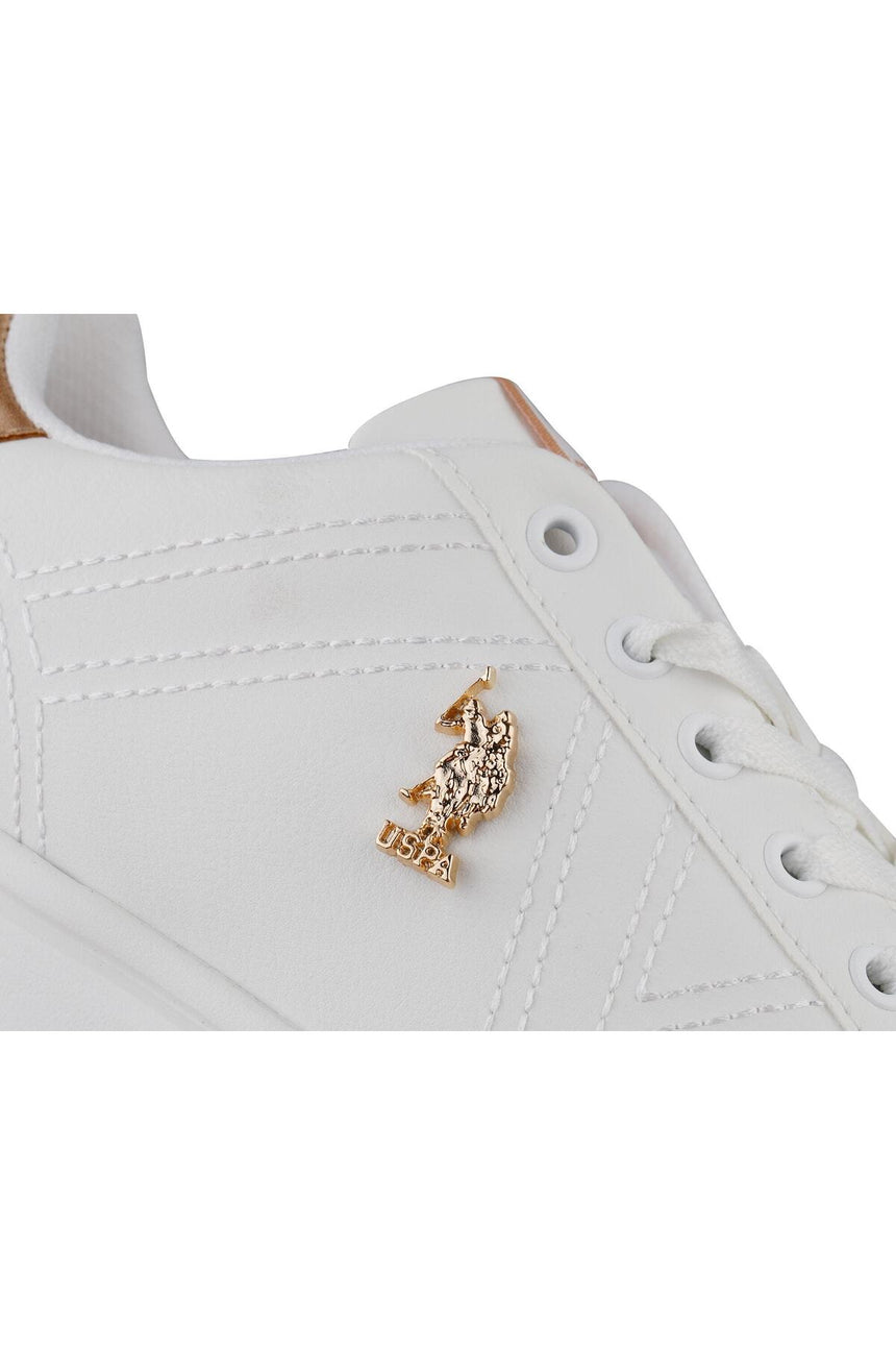 U.S. POLO ASSN. 5P EXXY 5FX HAVUZ TABAN SNEAKER - Beyaz