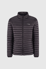 Sporline Lumberjack ML Perry siyah renkli, polyester malzemeden üretilmiş regular kesim erkek şişme mont