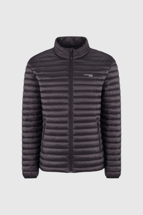 Sporline Lumberjack ML Perry siyah renkli, polyester malzemeden üretilmiş regular kesim erkek şişme mont