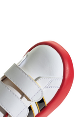 Sporline adidas Grand Court Mickey çocuk sneaker, beyaz suni deri ve inek derisi detaylı cırt cırtlı spor ayakkabı