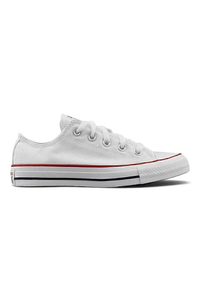 Sporline beyaz Converse Chuck Taylor All Star düşük bilekli tekstil sneaker ayakkabı