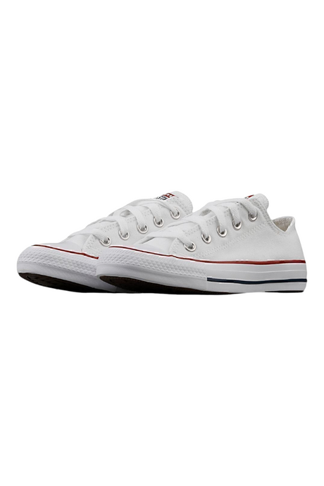 Sporline beyaz Converse Chuck Taylor All Star düşük bilekli tekstil sneaker ayakkabı