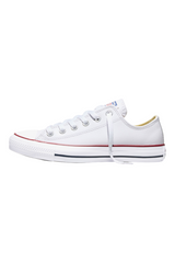 Sporline beyaz deri Converse Chuck Taylor All Star unisex spor ayakkabı, yan profil görünümü