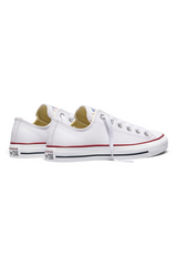 Sporline beyaz deri Converse Chuck Taylor All Star unisex sneaker ayakkabı, yan görünüm