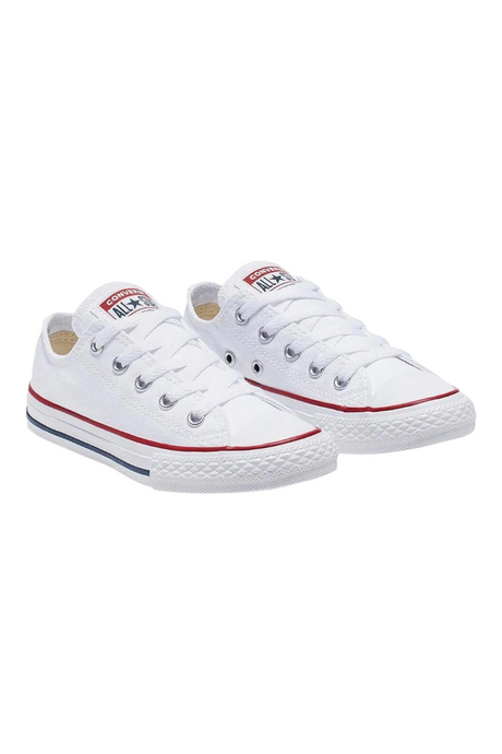 Sporline beyaz kanvas Converse Chuck Taylor All Star düşük bilekli çocuk spor ayakkabı
