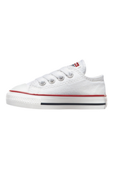 Sporline beyaz kanvas Converse Chuck Taylor All Star çocuk spor ayakkabı, yan profil görünümü