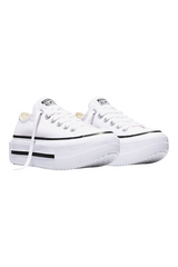 Sporline beyaz Converse Chuck Taylor All Star Lift Double Stack platform kadın spor ayakkabı