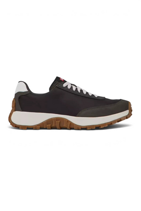 Sporline Camper Drift Trail kadın siyah polyester dokuma bağcıklı sneaker