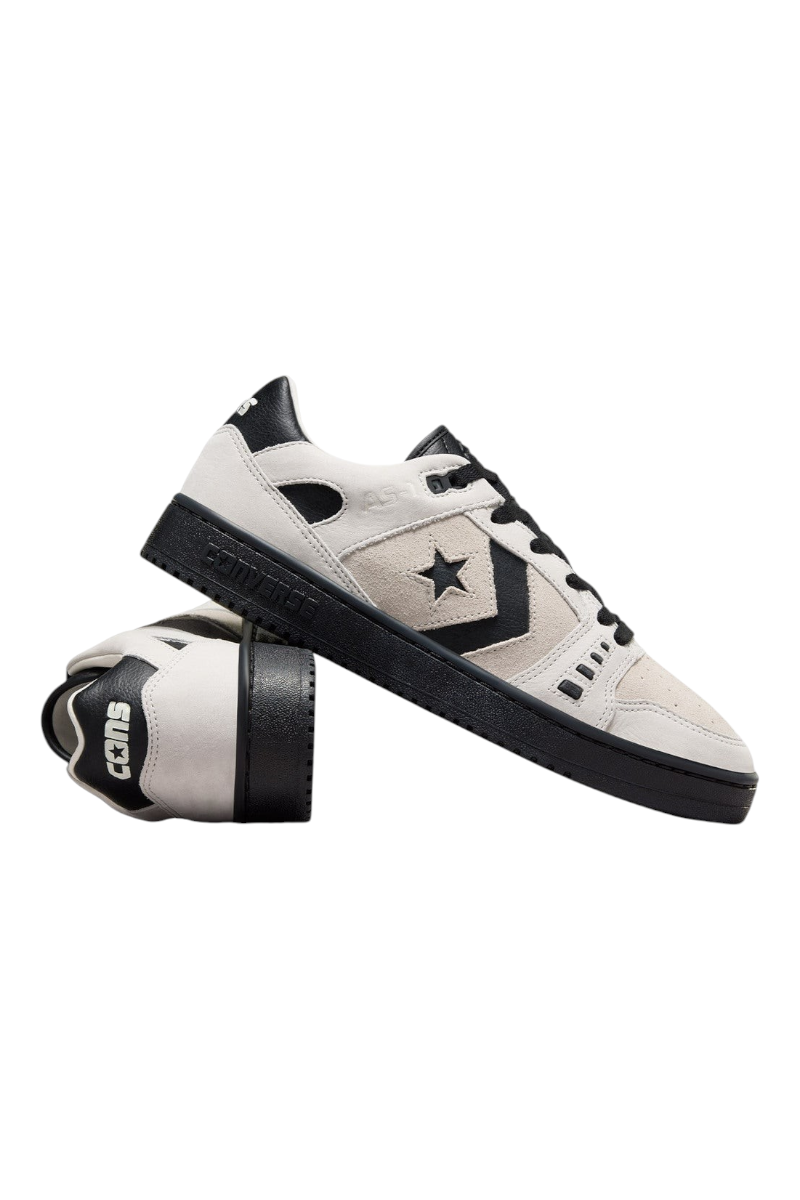 Sporline Converse AS-1 Pro bej ve siyah detaylı, dayanıklı süet kaykay ayakkabısı