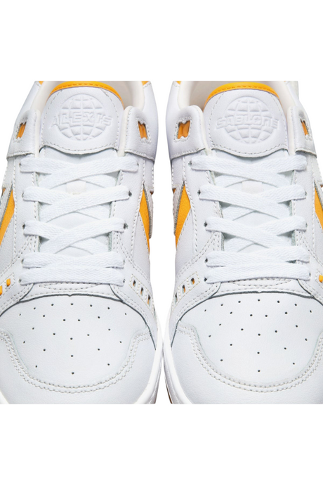 Sporline Converse AS-1 Pro beyaz deri sneaker, sarı detaylı ve bağcıklı klasik spor ayakkabı tasarımı.