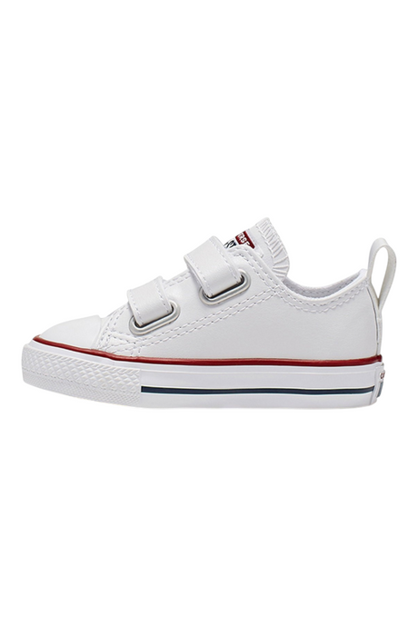 Sporline marka beyaz renkli, cırt cırtlı Converse Chuck Taylor All Star çocuk spor ayakkabısı