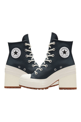Sporline Converse Chuck 70 De Luxe Heel lacivert kanvas yüksek topuklu platform sneaker