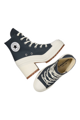 Sporline Converse Chuck 70 De Luxe Heel lacivert kanvas yüksek topuklu platform sneaker