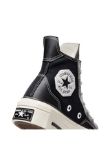 Sporline Converse Chuck 70 De Luxe Squared siyah kadın günlük ayakkabı, ikonik All Star logolu yüksek bilekli tasarım