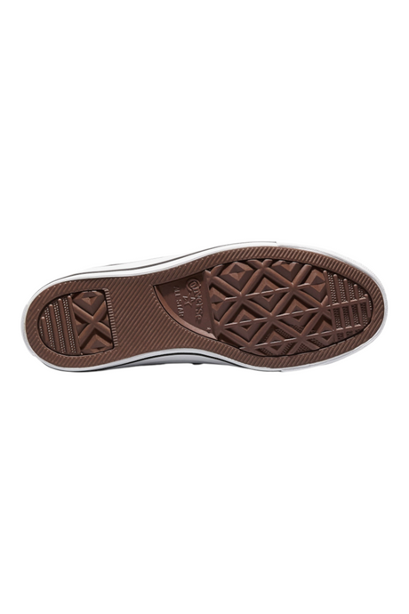 Sporline Converse Chuck Originals siyah spor ayakkabının kahverengi kauçuk taban detayı