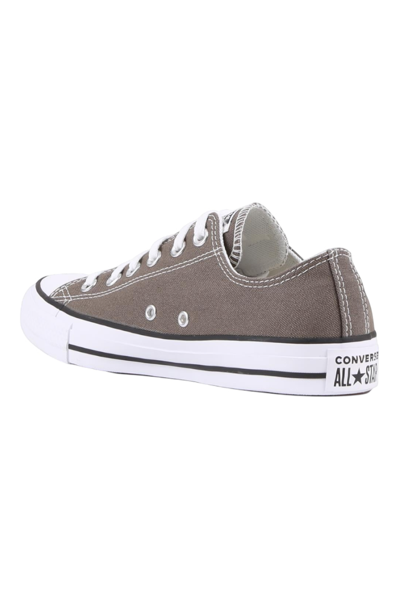 Sporline Converse Chuck Taylor All Star antrasit renkli, bileksiz kanvas sneaker ayakkabı