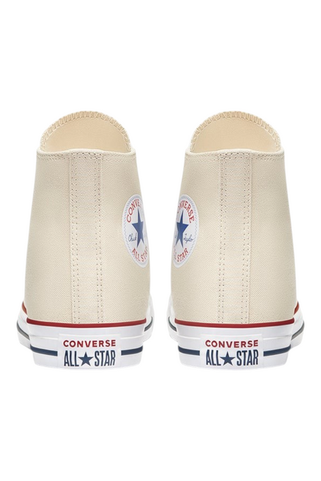 Sporline Converse Chuck Taylor All Star krem rengi kanvas erkek spor ayakkabı arka görünümü