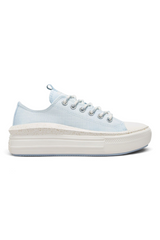 Sporline Converse Chuck Taylor All Star Move açık mavi platform sneaker, yan profil görünümü