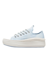 Sporline Converse Chuck Taylor All Star Move açık mavi platform sneaker, yan profil görünümü